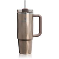Stanley Quencher H2.O FlowState Fluted Tumbler stainless steel tumbler with straw medium Pale Gold Shine 1 pc