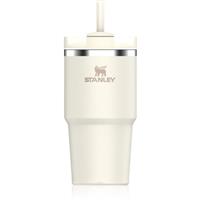 Stanley Quencher H2.O FlowState Tumbler stainless steel tumbler with straw Cream 2.0 590 ml
