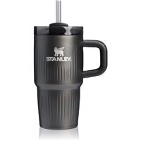 Stanley Quencher H2.O Fluted Tumbler stainless steel tumbler with straw small Black PVD 1 pc