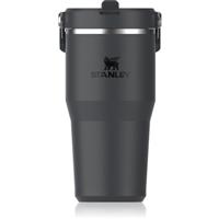 Stanley IceFlow Flip Straw Tumbler stainless steel water bottle Black 2.0 600 ml