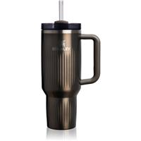 Stanley Quencher H2.O FlowState Fluted Tumbler stainless steel tumbler with straw large Gunmetal Shine 1180 ml