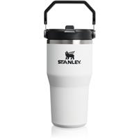 Stanley IceFlow Flip Straw 2.0 Tumbler stainless steel insulated flask Chalk 590 ml
