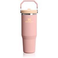 Stanley IceFlow Flip Straw 2.0 Tumbler stainless steel insulated flask Peach Rose 1 pc