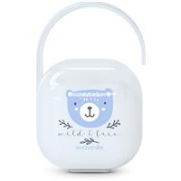 Suavinex Wild & Free Soother Holder dummy box Blue 1 pc