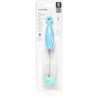Suavinex Duo Baby Bottle Brush cleaning brush Blue 1 pc
