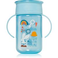 Suavinex Forest 360 training cup with handles 12 m+ Blue 340 ml