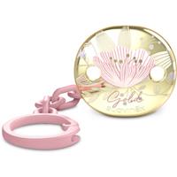 Suavinex Gold Premium Pacifier Clip dummy clip Pink 1 pc