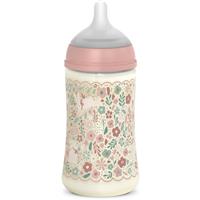 Suavinex Wonderland SX Pro Physiological Anti-Colic baby bottle M Medium Flow 3 m+ Pink Flower 270 ml