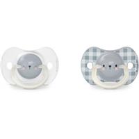 Suavinex Night & Day Physiological 6-18 m dummy Blue Bear 2 pc