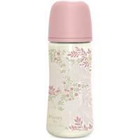 Suavinex Poetry SX Pro Physiological L baby bottle 6 m+ Dense Flow - Pink 360 ml