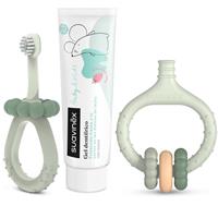 Suavinex Baby & Kids My First Dental Care Set gift set for babies and children Green