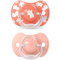 Suavinex Wild & Free Anatomical Silicone 18m+ dummy Pink 2 pc