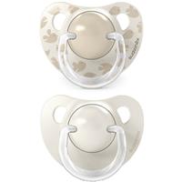 Suavinex Birdies Anatomical Silicone 6-18m dummy Cream 2 pc