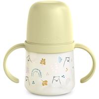 Suavinex Bear childrens bottle with handles Green 150 ml