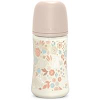 Suavinex Wonderland SX Pro Physiological Anti-Colic baby bottle M Medium Flow 3 m+ Liberty Pink 270 ml