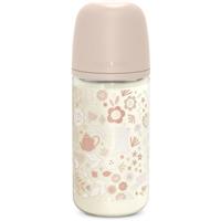 Suavinex Wonderland SX Pro Physiological Anti-Colic Glass glass baby bottle M Medium Flow 3 m+ Liberty Pink 240 ml