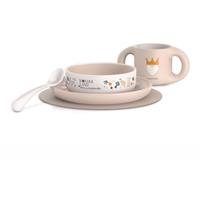 Suavinex Wonderland Toddler Feeding Set Pink dinnerware set 6 m+