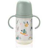 Suavinex Walk Second childrens bottle with handles 6 m+ Green 270 ml