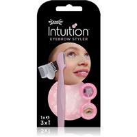 Wilkinson Sword Intuition Eyebrow Styler womens shaver for eyebrows 3 pc