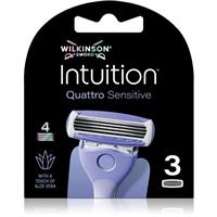 Wilkinson Sword Intuition Quattro Sensitive spare heads 3 pc