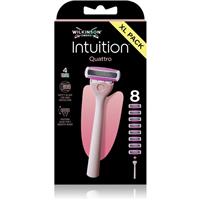 Wilkinson Sword Intuition Quattro shaver + spare blades 9 pcs