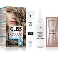 Schwarzkopf Gliss Color permanent hair dye shade 7-42 Nude Beige Blonde 1 pc