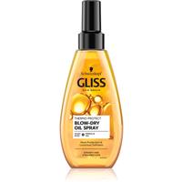 Schwarzkopf Gliss Oil Nutritive protective oil for heat hairstyling 150 ml