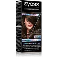Syoss Color Metallic Collection permanent hair dye shade 3-89 Bronze Coffee 1 pc