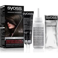 Syoss Permanent Color permanent hair dye shade 3_1 Dark Brown 1 pc