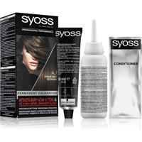 Syoss Permanent Color permanent hair dye shade 4_1 Medium Brown 1 pc