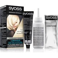 Syoss Permanent Cool Color permanent hair dye with cool undertones shade 9_5 Frozen Pearl Blonde 1 pc