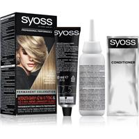 Syoss Permanent Cool Color permanent hair dye with cool undertones shade 7_5 Natural Ashy Blond 1 pc