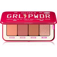 theBalm Autobalm Grl Pwdr blusher palette with highlighter 8 g