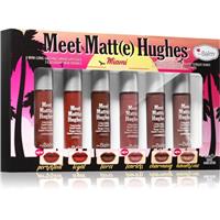 theBalm Meet Matt(e) Hughes Mini Kit Miami liquid lipstick set with long-lasting effect