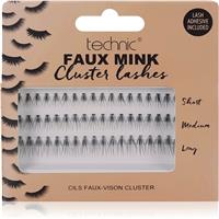 Technic Cosmetics Faux Mink Cluster Lashes false eyelashes with glue 54 pc
