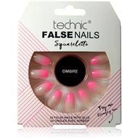 Technic Cosmetics False Nails Squareletto false nails Ombre 24 pc