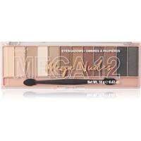 Technic Cosmetics Mega Eyeshadows eyeshadow palette shade Mega Nudes 18 g