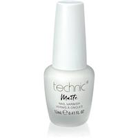 Technic Cosmetics Matte Nail Varnish long-lasting nail polish with matt effect shade White 12 ml