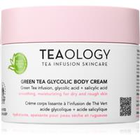 Teaology Green Tea Glycolic Body Cream moisturising body cream with smoothing effect 260 ml