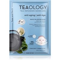 Teaology White Tea Peptide Mask intense tightening and brightening sheet mask 21 ml