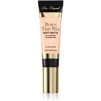 Too Faced Born This Way Soft Matte Foundation mattifying foundation shade Snow 30 ml
