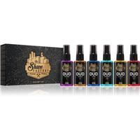The Shave Factory OUD GIFT SET aftershave water 6x50 ml