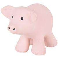 Tikiri Farm chew toy with rattle Pig 1 pc