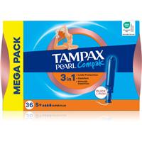 Tampax Pearl Compak Super Plus tampons with applicator 36 pc
