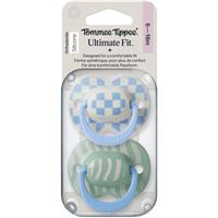 Tommee Tippee Ultimate Fit 6-18m dummy Boy 2 pc