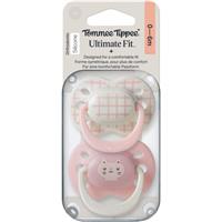 Tommee Tippee Ultimate Fit 0-6m dummy Girl 2 pc