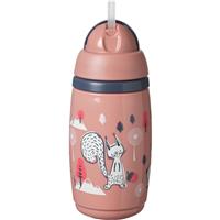 Tommee Tippee Superstar Insulated Straw Pink cup with straw for children 12m+ 266 ml