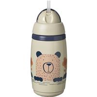 Tommee Tippee Superstar Insulated Straw Grey cup with straw for children 12m+ 266 ml
