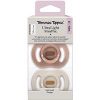 Tommee Tippee Ultra Light Stay Put 6-18 m dummy Girl 2 pc