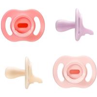 Tommee Tippee Ultra Light Stay Put 0-6 m dummy Girl 4 pc